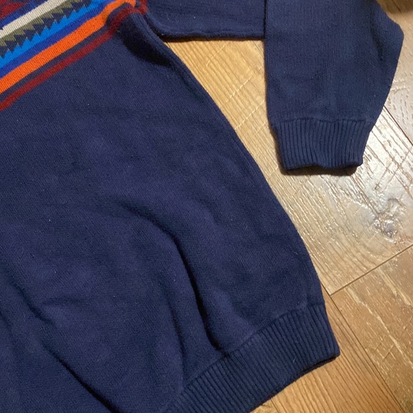🛍️4/$20🛍️ Mossimo Supply Co. Blue Aztec Stripe Sweater - Picture 3 of 7
